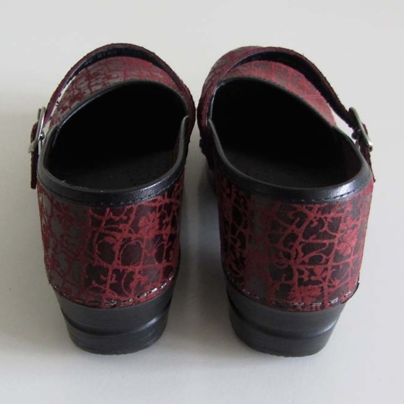 SANITA Marcelle mary jane textured leather clogs - Picture 5 of 7